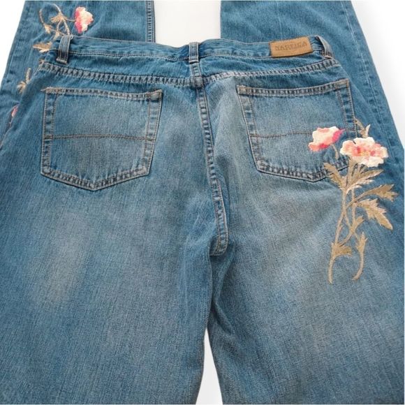 Nautica Floral Embroidered Jeans - Picture 2 of 3